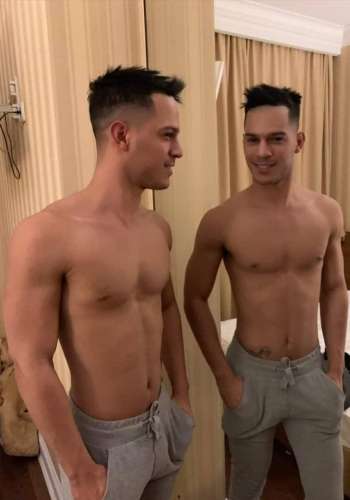 Эрос и Андрео (24 года) (Фото!) предлагает мужской эскорт, массаж или другие услуги (№5249569)